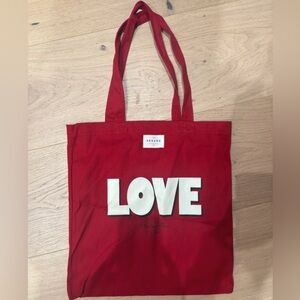 SEZANE Love Red Tote Bag NWOT